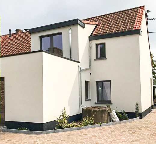 Gevelrenovatie in Sint-Job